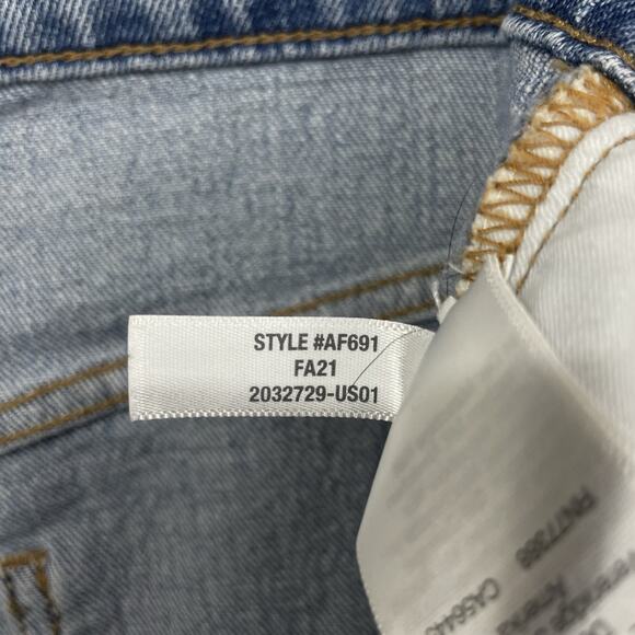 Madewell The Perfect Vintage Jean Size 29 Ainsworth Medium Wash High Rise Frayed - Picture 8 of 11